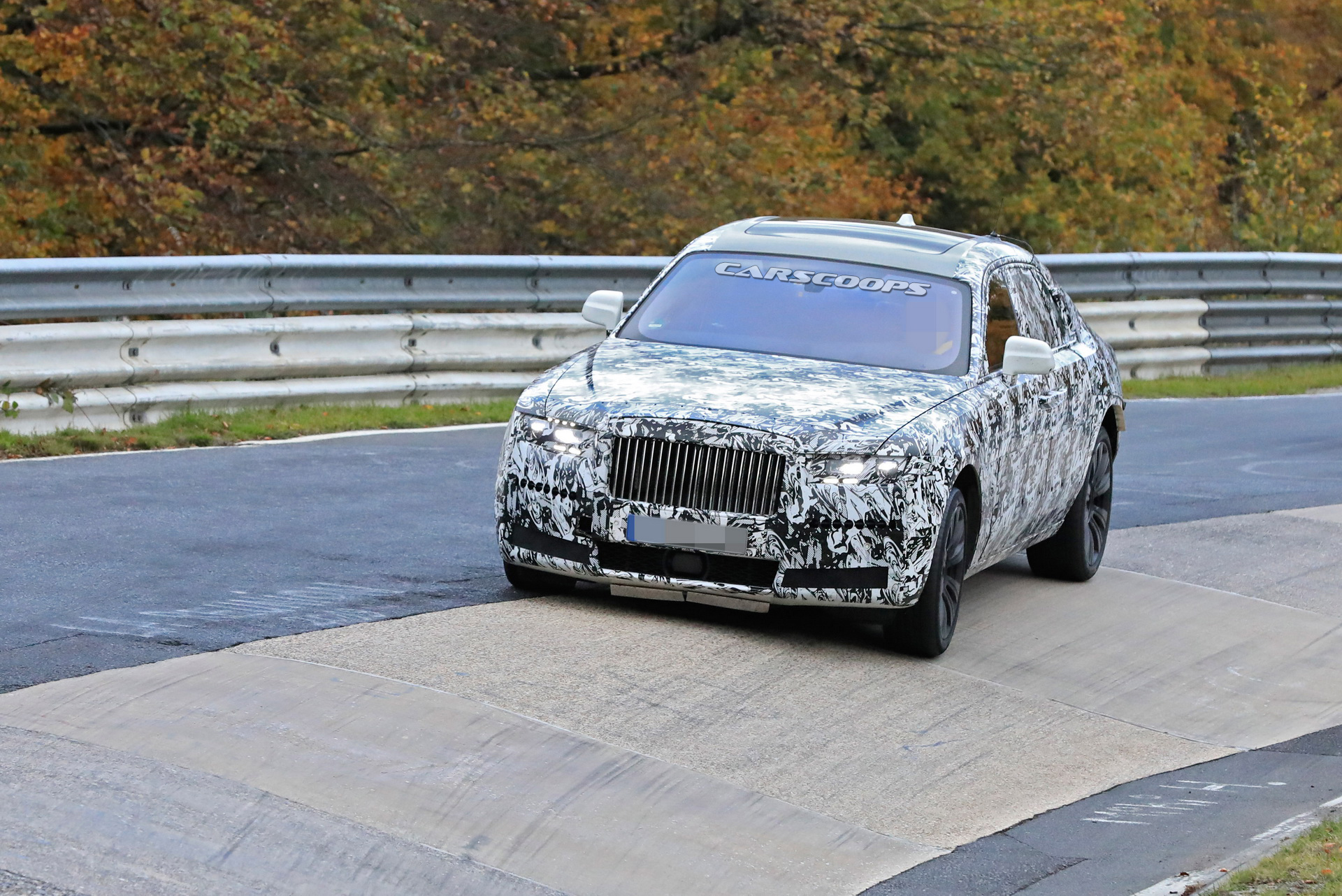 2021 Rolls Royce Ghost Tests Its New Platform On The Nurburgring