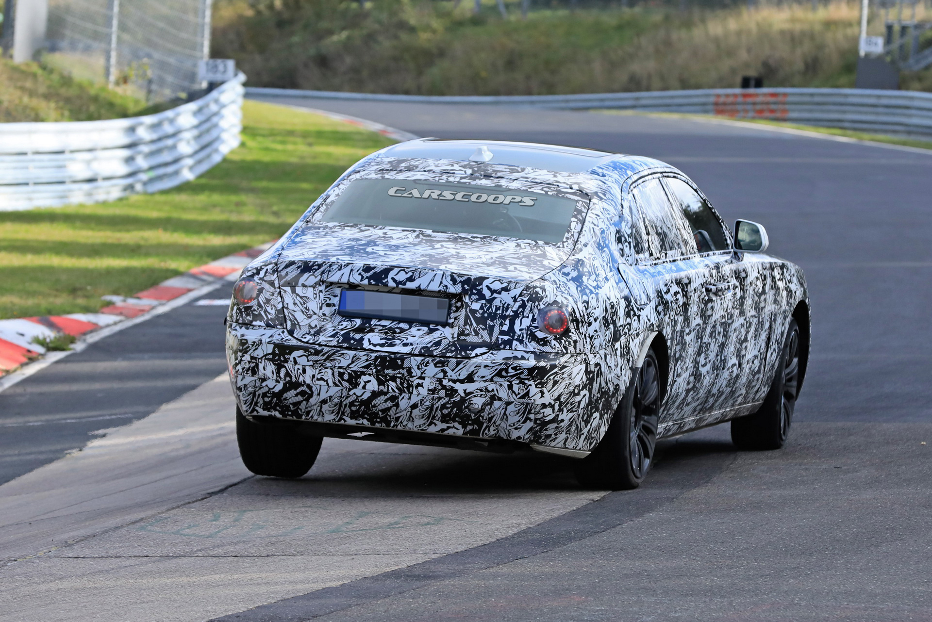 2021 Rolls Royce Ghost Tests Its New Platform On The Nurburgring