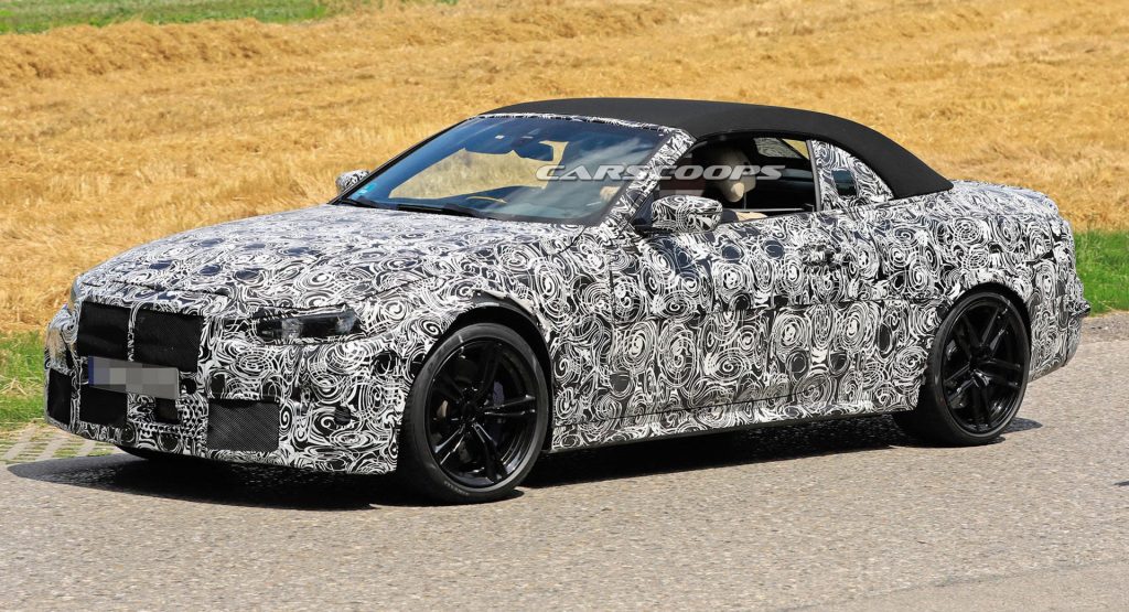  2021 BMW M4 Convertible Spied, Should Have Up To 503 HP