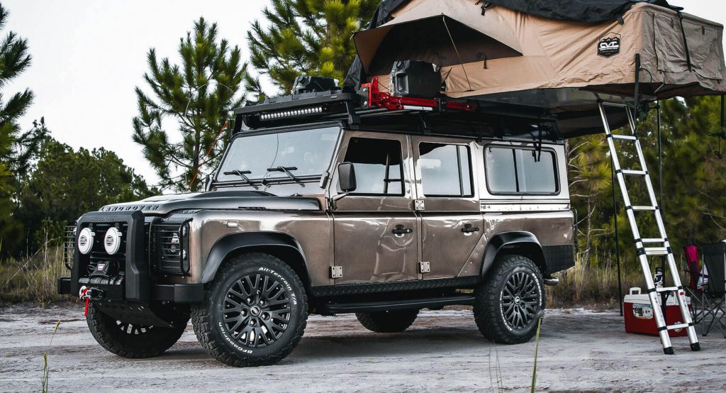  ECD’s Land Rover Defender Project Invictus Is An LS3-Powered Tent On Wheels