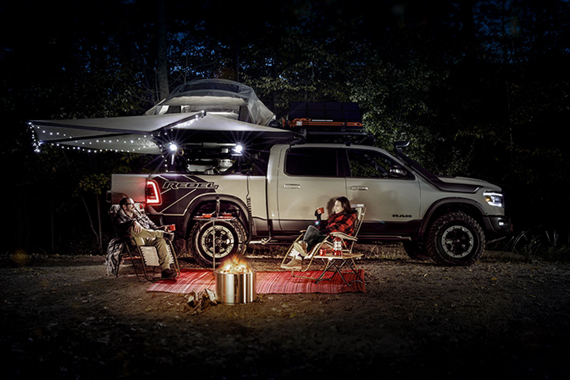 Get A SEMA Load Of Mopar’s Slammed Dodge Lowliner Restomod And RAM Truck