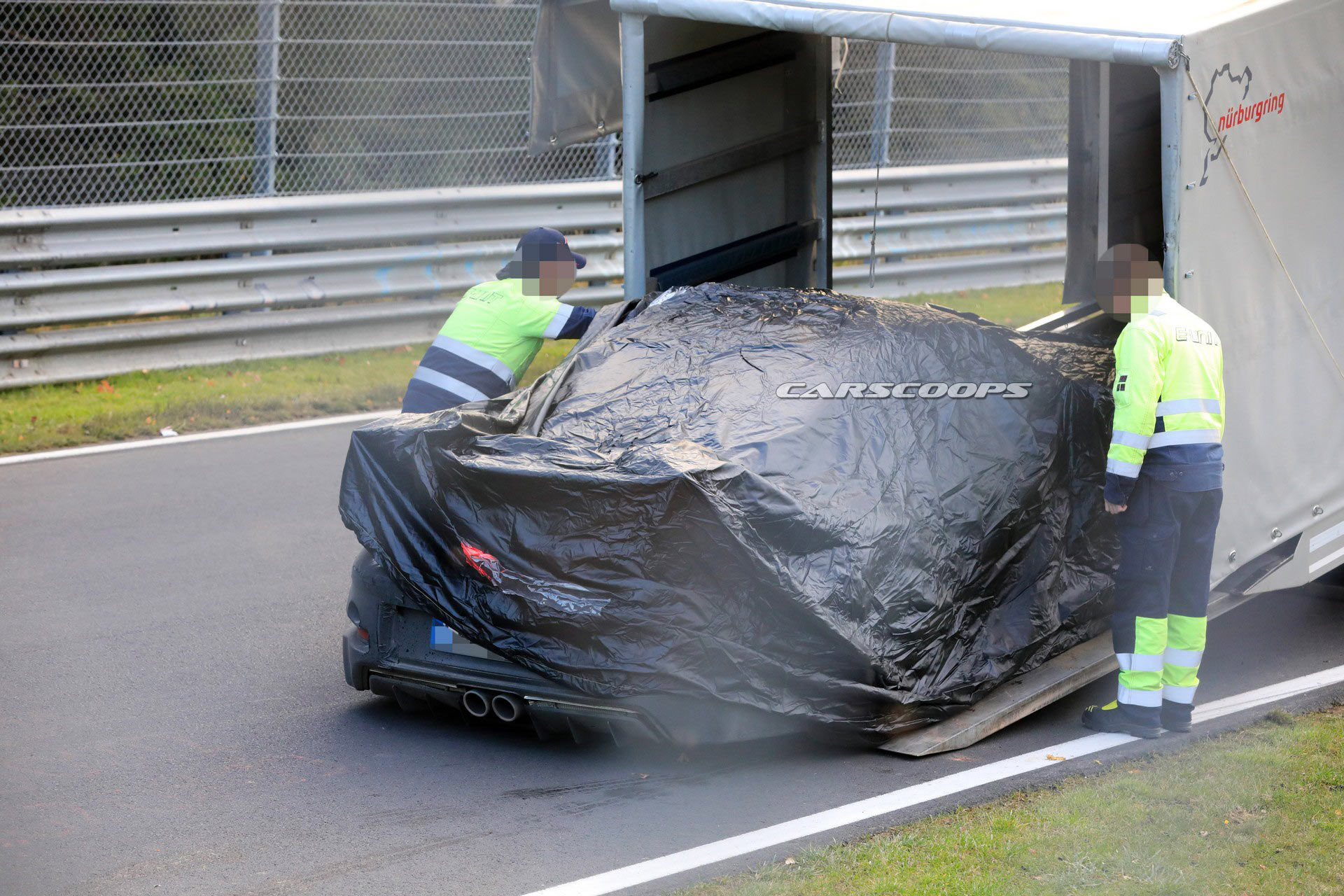 2020 BMW M3 And Porsche 911 GT3 Prototypes Crash On The Nürburgring