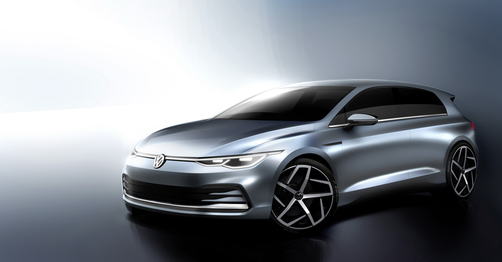 2020 VW Golf MK8 Official Sketches Optimistically Tease What We’ve Already Seen