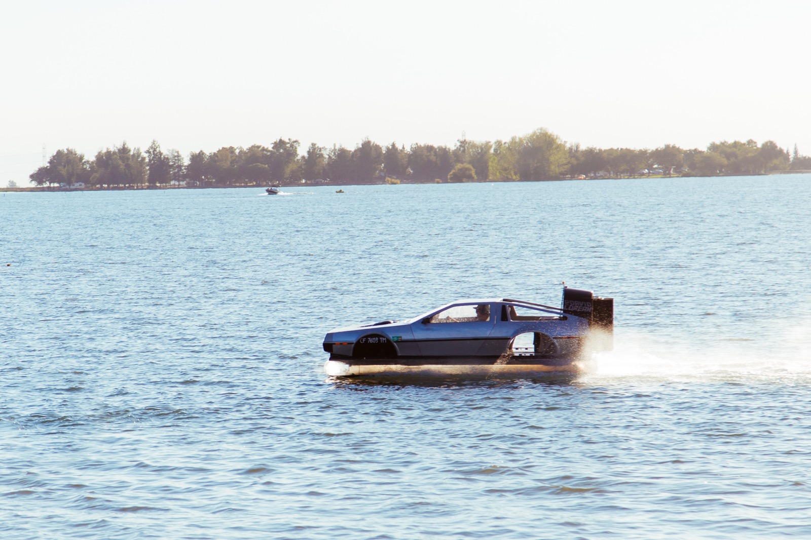 There’s a Bizarre DeLorean Hovercraft For Sale Right Now