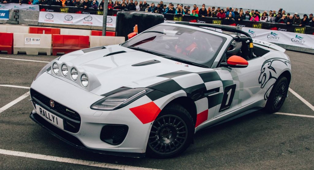  Jaguar F-Type Convertible Rally Car Sadly Makes Its Final Public Appearance