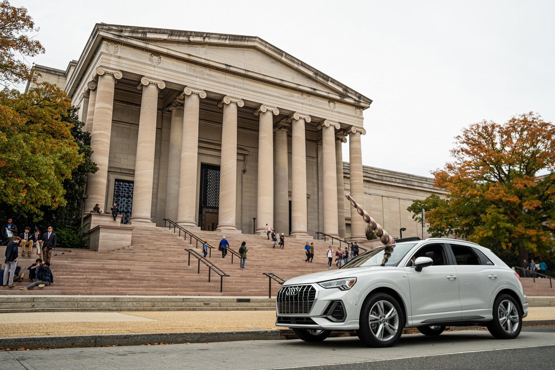 Audi Slapped A Unicorn Horn On A Q3 And Created The Qnicorn