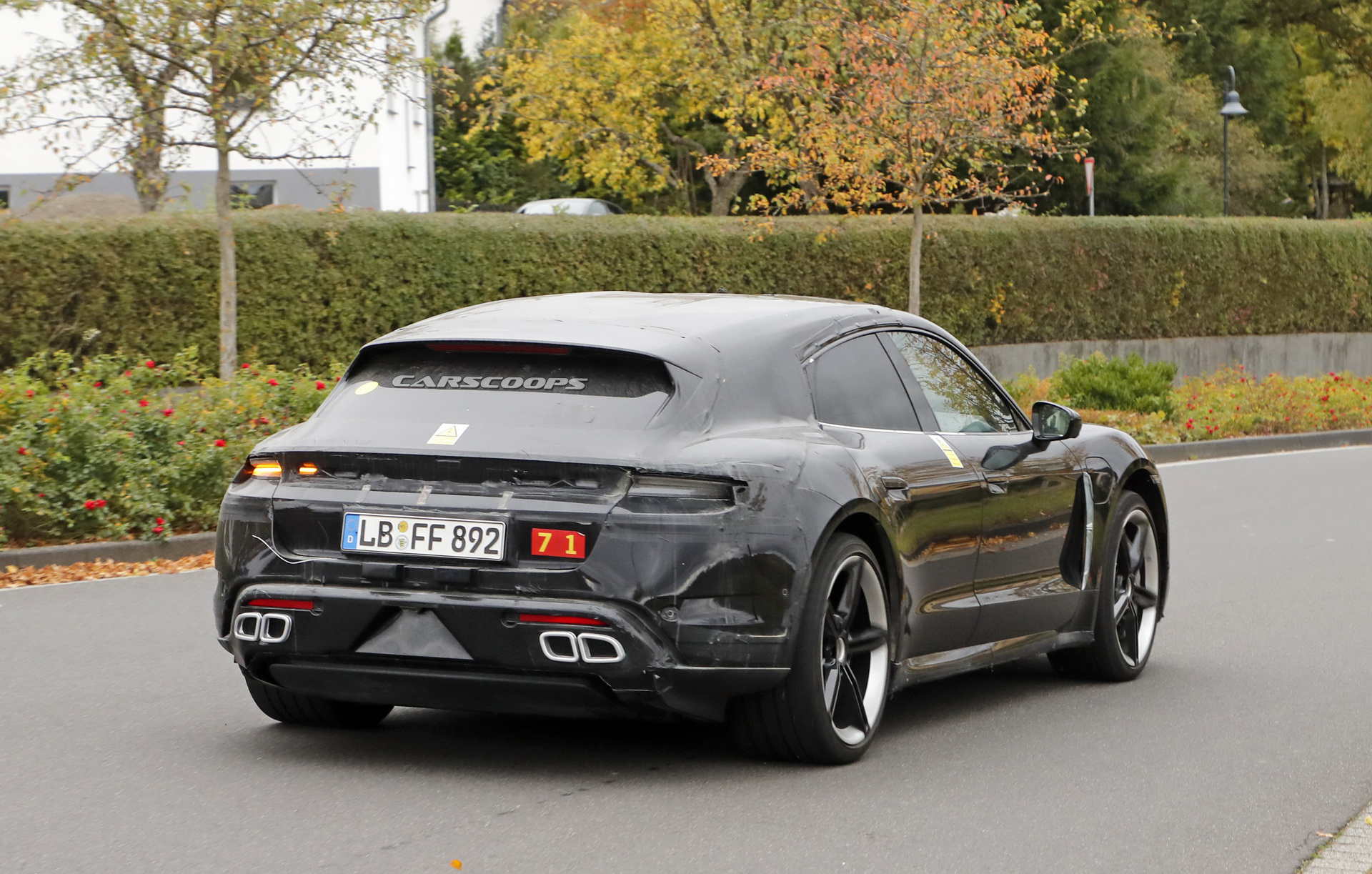 Most Revealing Spy Shots Of 2020 Porsche Taycan Cross Turismo Yet