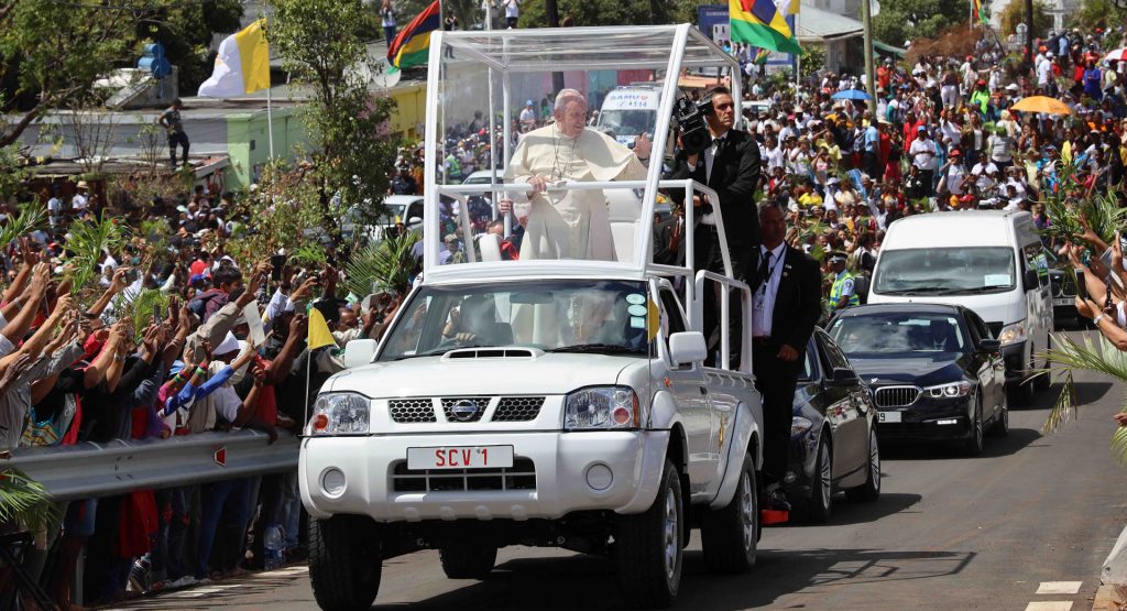  Nissan’s First Popemobile Is Based On The NP300 Pickup