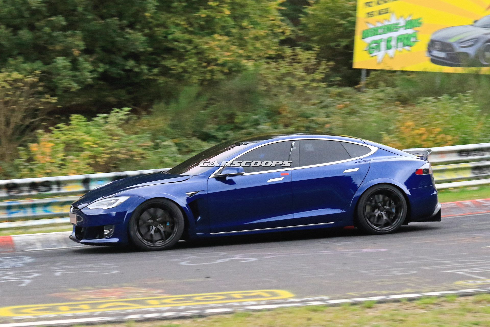 Tesla Model S Returns To The Nurburgring With Some Wild Aero