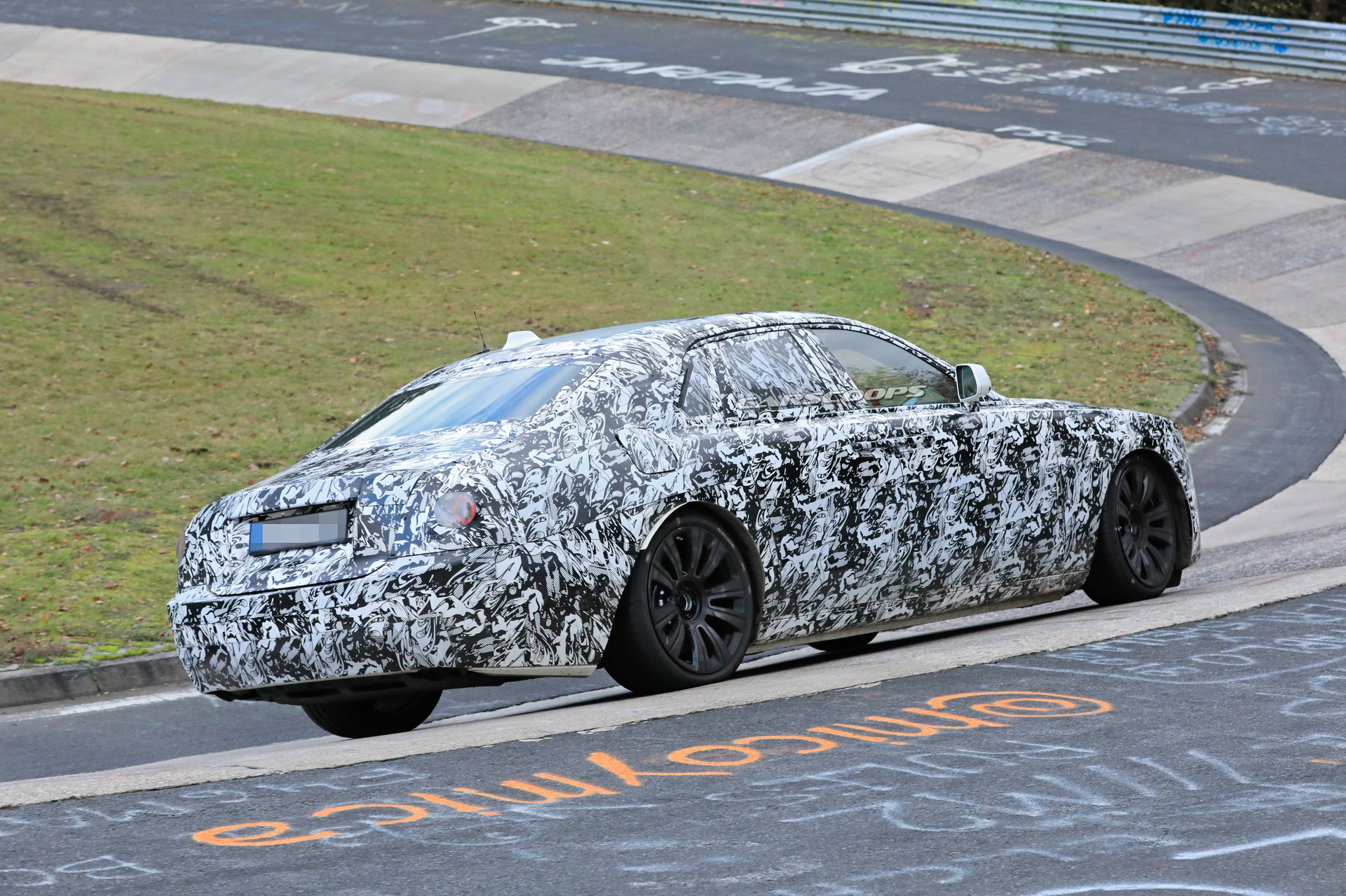 2021 Rolls Royce Ghost Tests Its New Platform On The Nurburgring
