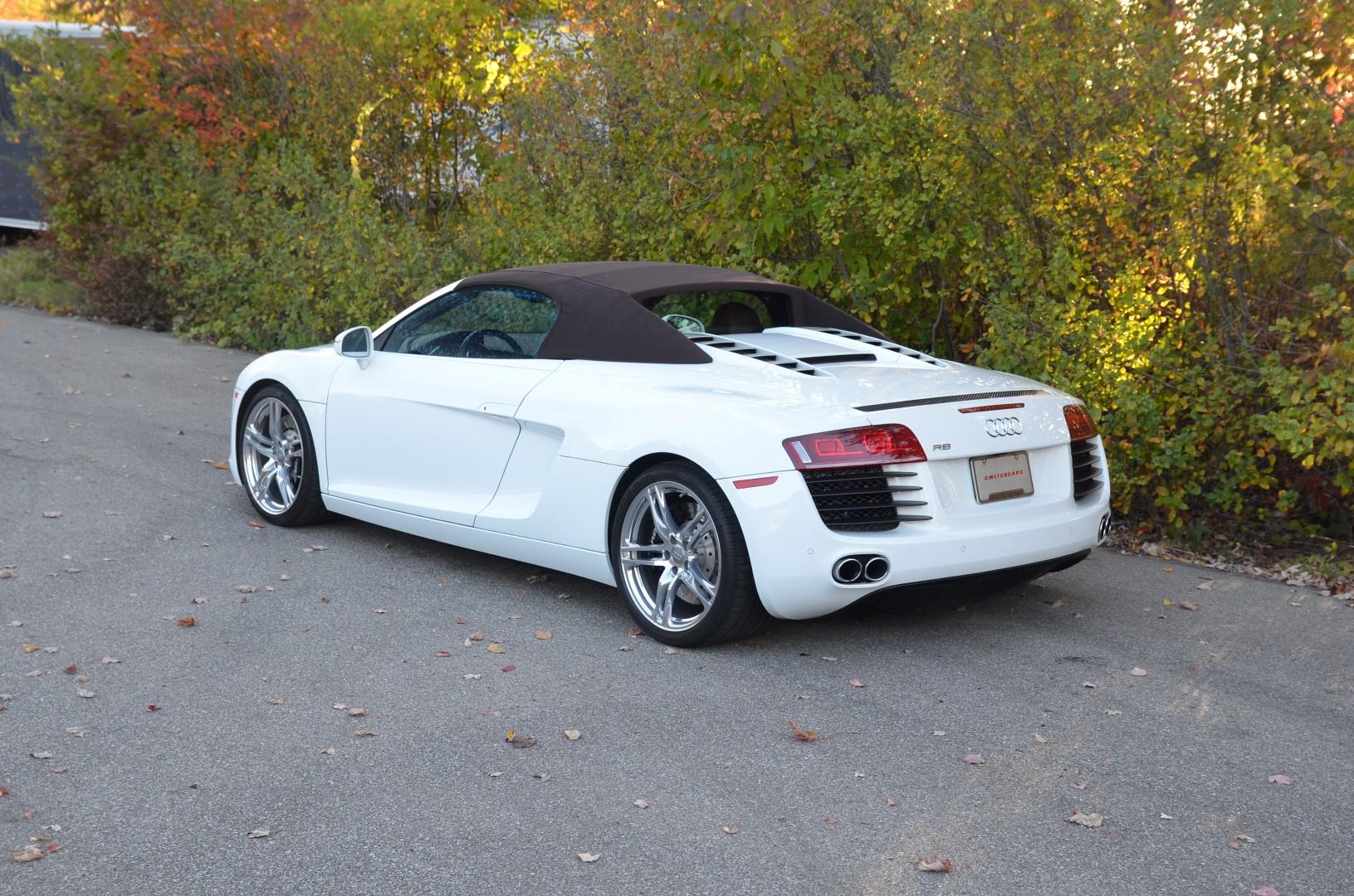 Turn Heads With This 2011 Audi R8 Spyder And Enjoy Its V8 And Six-Speed Manual