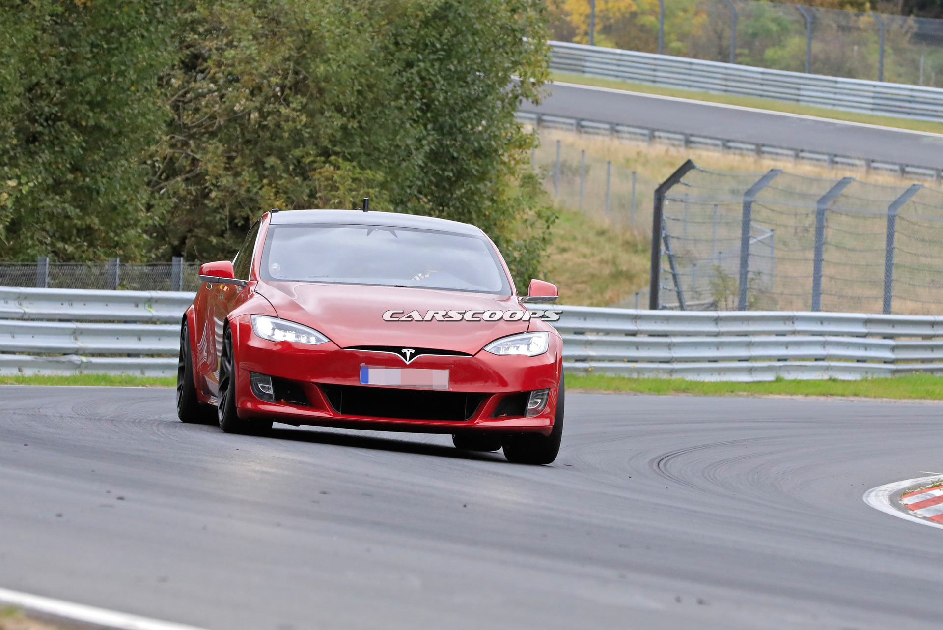 Tesla Model S Returns To The Nurburgring With Some Wild Aero