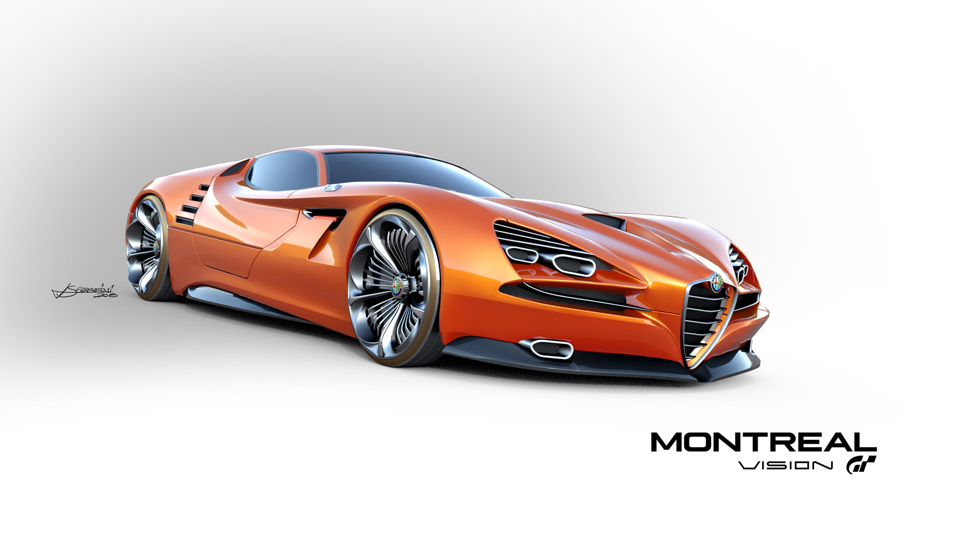 Alfa Romeo Montreal Vision GT Concept Is Pure Sex On Wheels