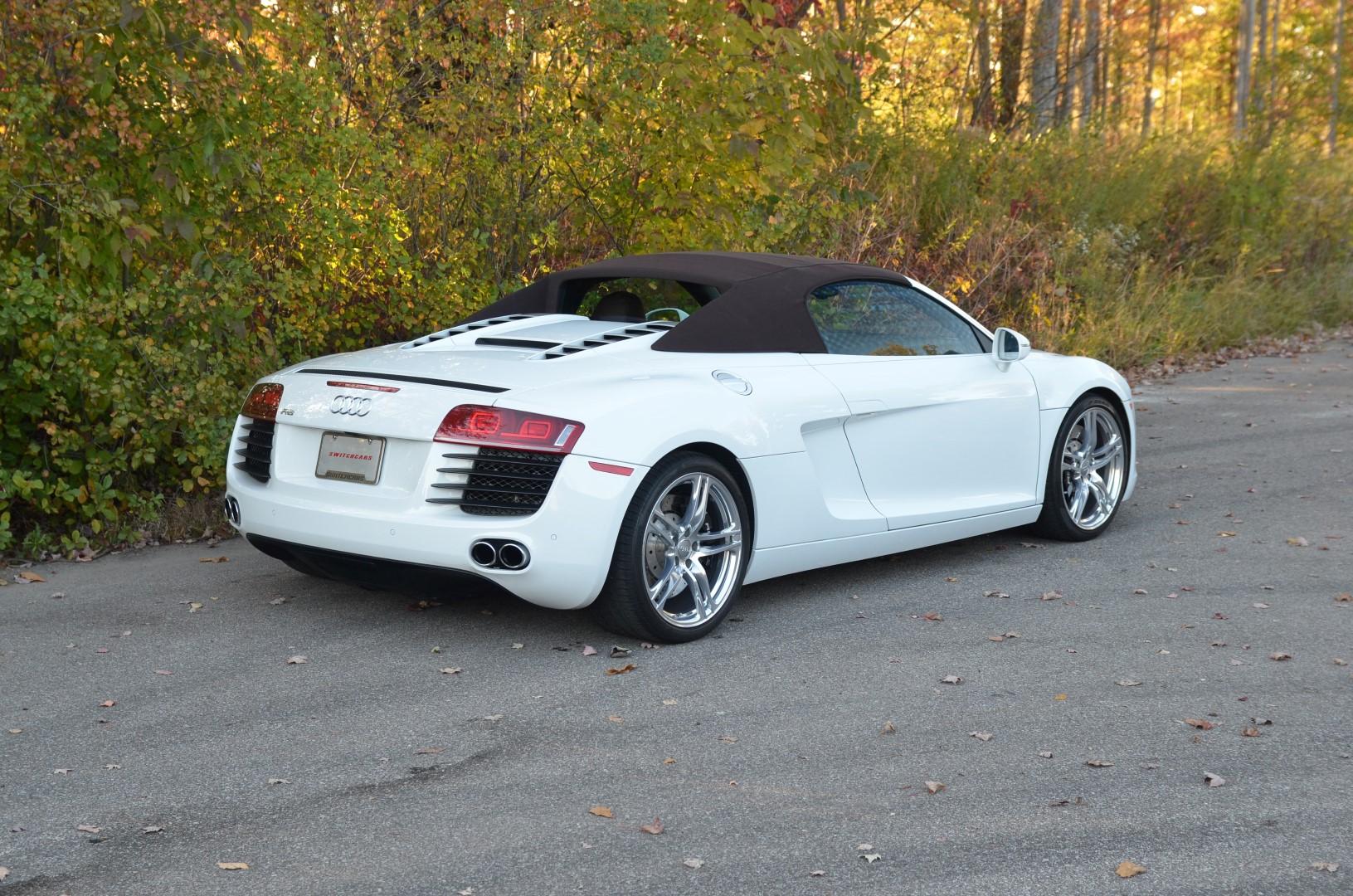 Turn Heads With This 2011 Audi R8 Spyder And Enjoy Its V8 And Six-Speed Manual
