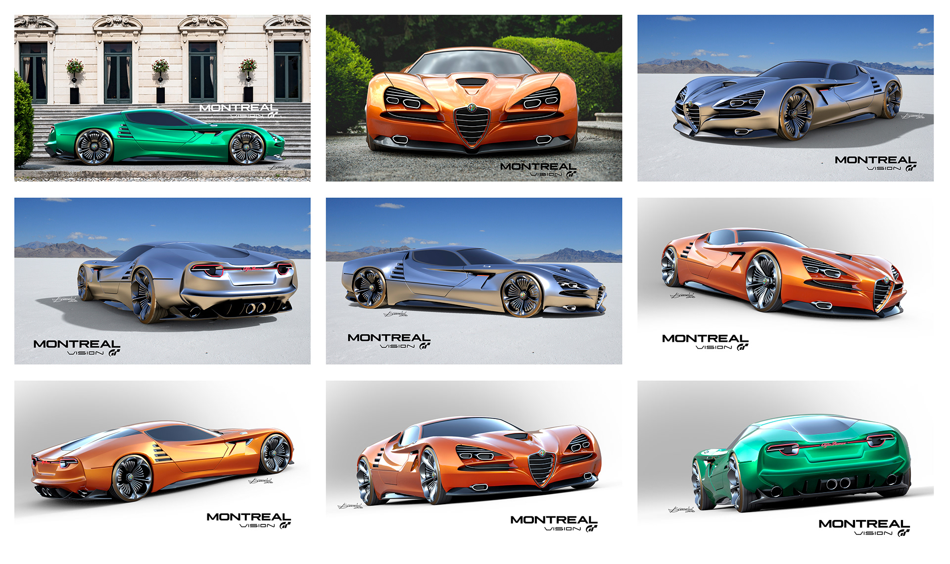 Alfa Romeo Montreal Vision GT Concept Is Pure Sex On Wheels