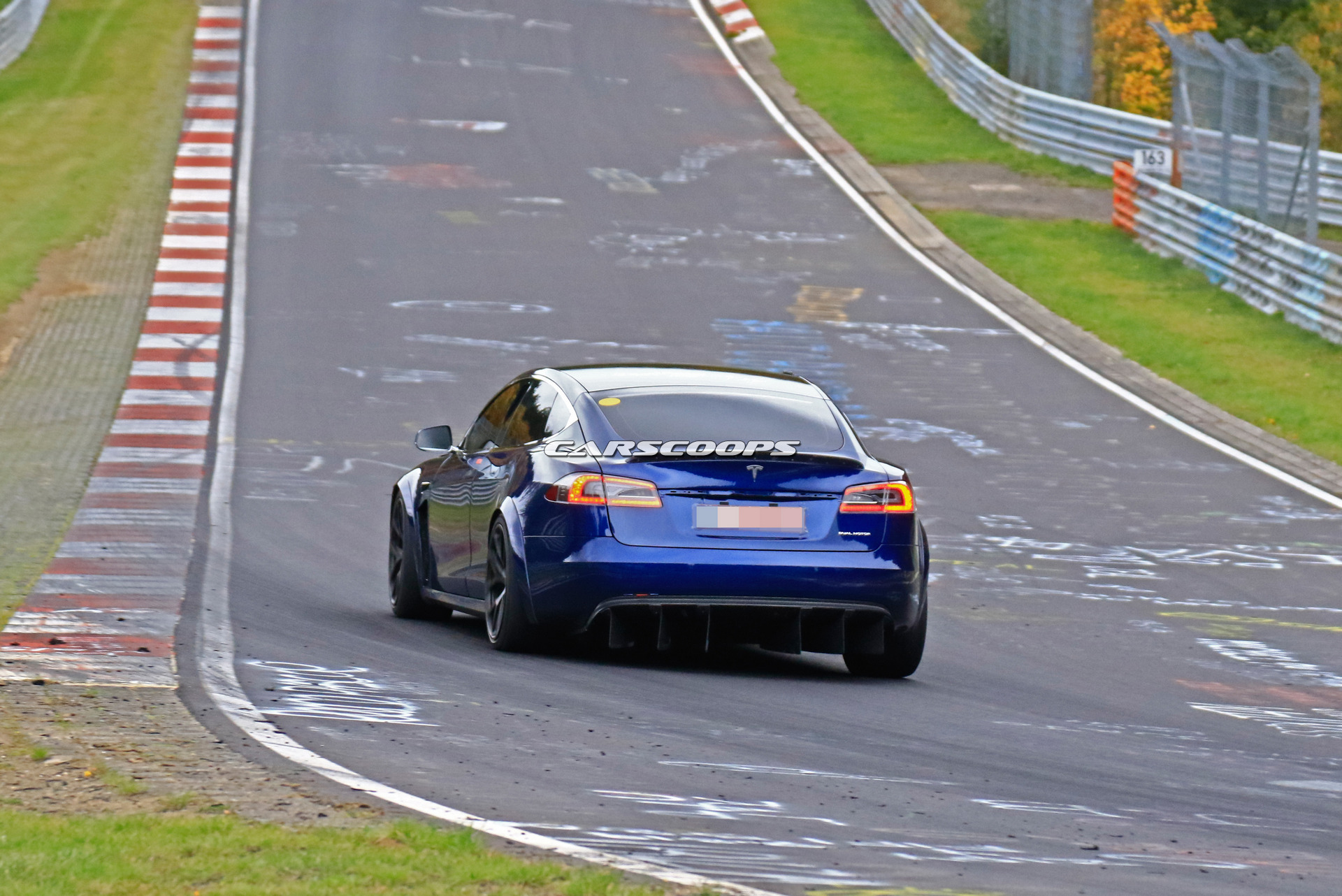 Tesla Model S Returns To The Nurburgring With Some Wild Aero