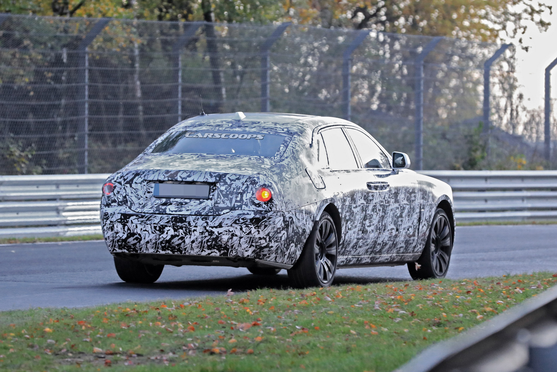 2021 Rolls Royce Ghost Tests Its New Platform On The Nurburgring