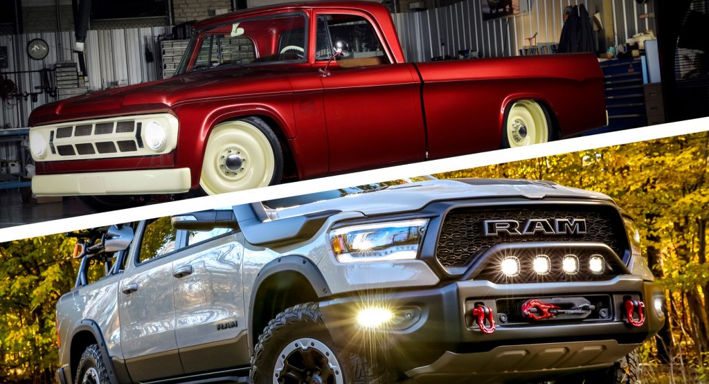  Get A SEMA Load Of Mopar’s Slammed Dodge Lowliner Restomod And RAM Truck