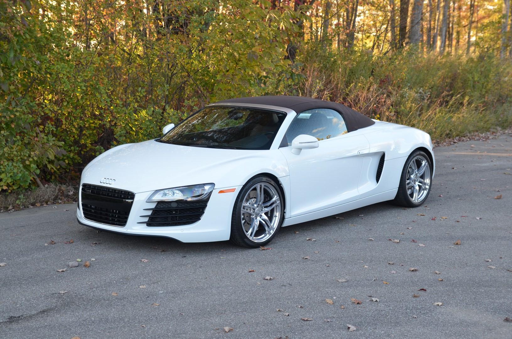 Turn Heads With This 2011 Audi R8 Spyder And Enjoy Its V8 And Six-Speed Manual