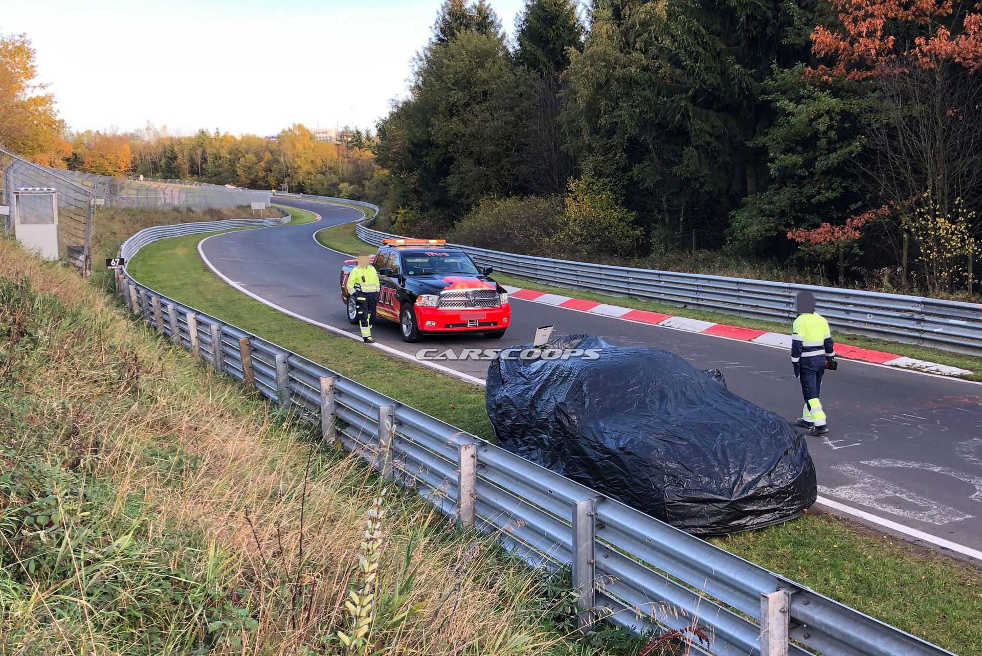 2020 BMW M3 And Porsche 911 GT3 Prototypes Crash On The Nürburgring