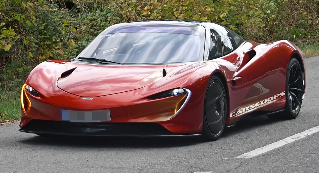  McLaren Speedtail Inching Closer To Production As Orange Prototype Hits The Streets
