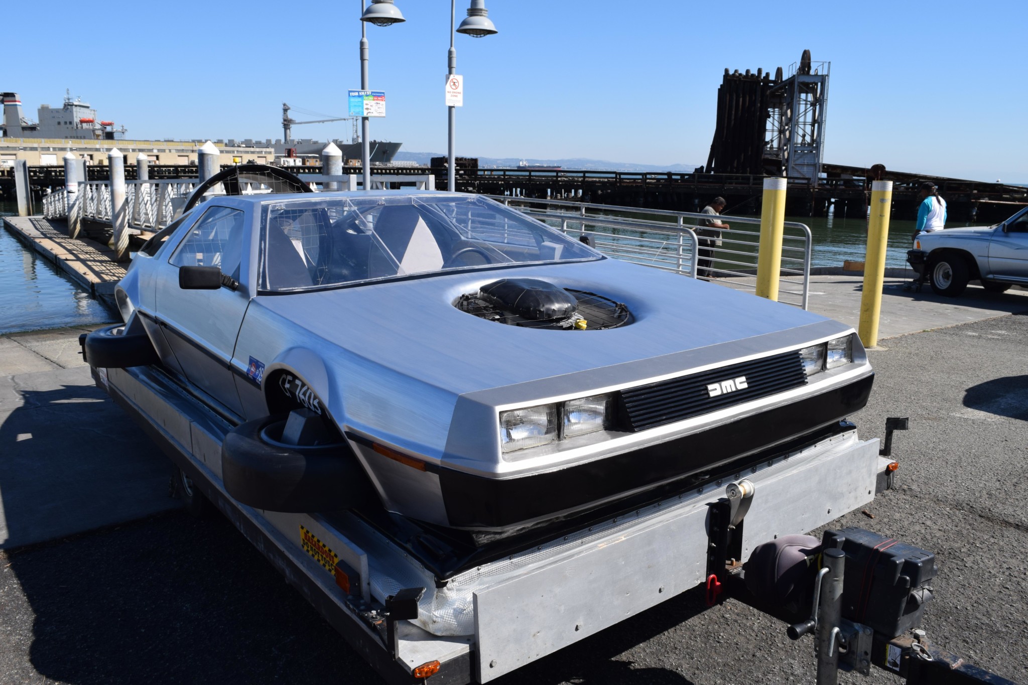 There’s a Bizarre DeLorean Hovercraft For Sale Right Now