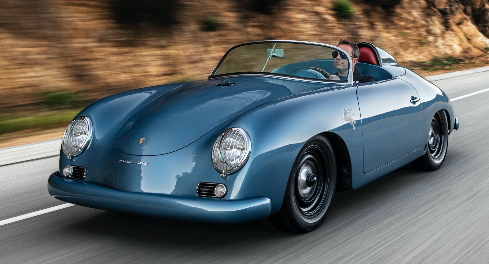 kennt einfallen Lila porsche 356 speedster Ameise Nicken ein Feuer anzünden