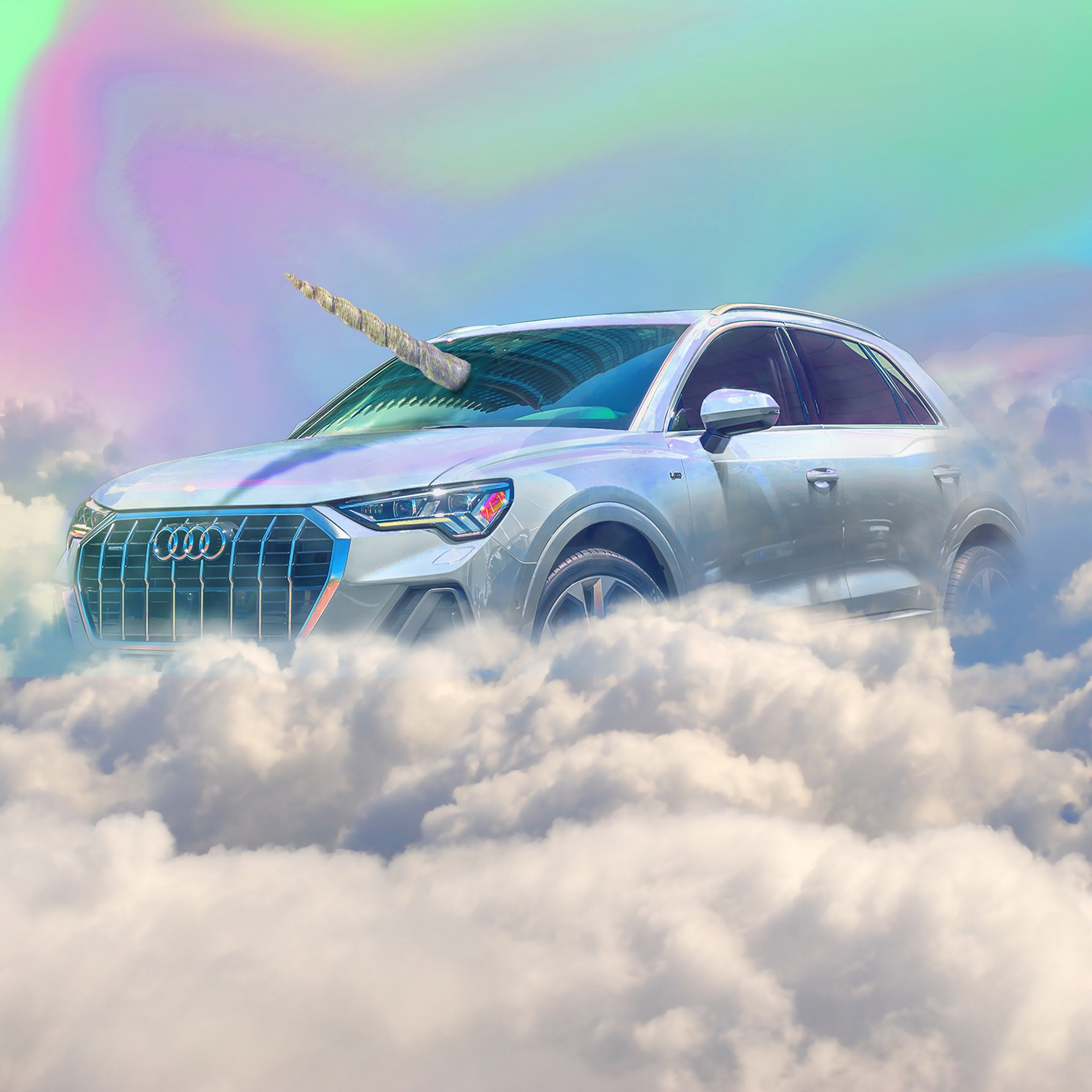 Audi Slapped A Unicorn Horn On A Q3 And Created The Qnicorn