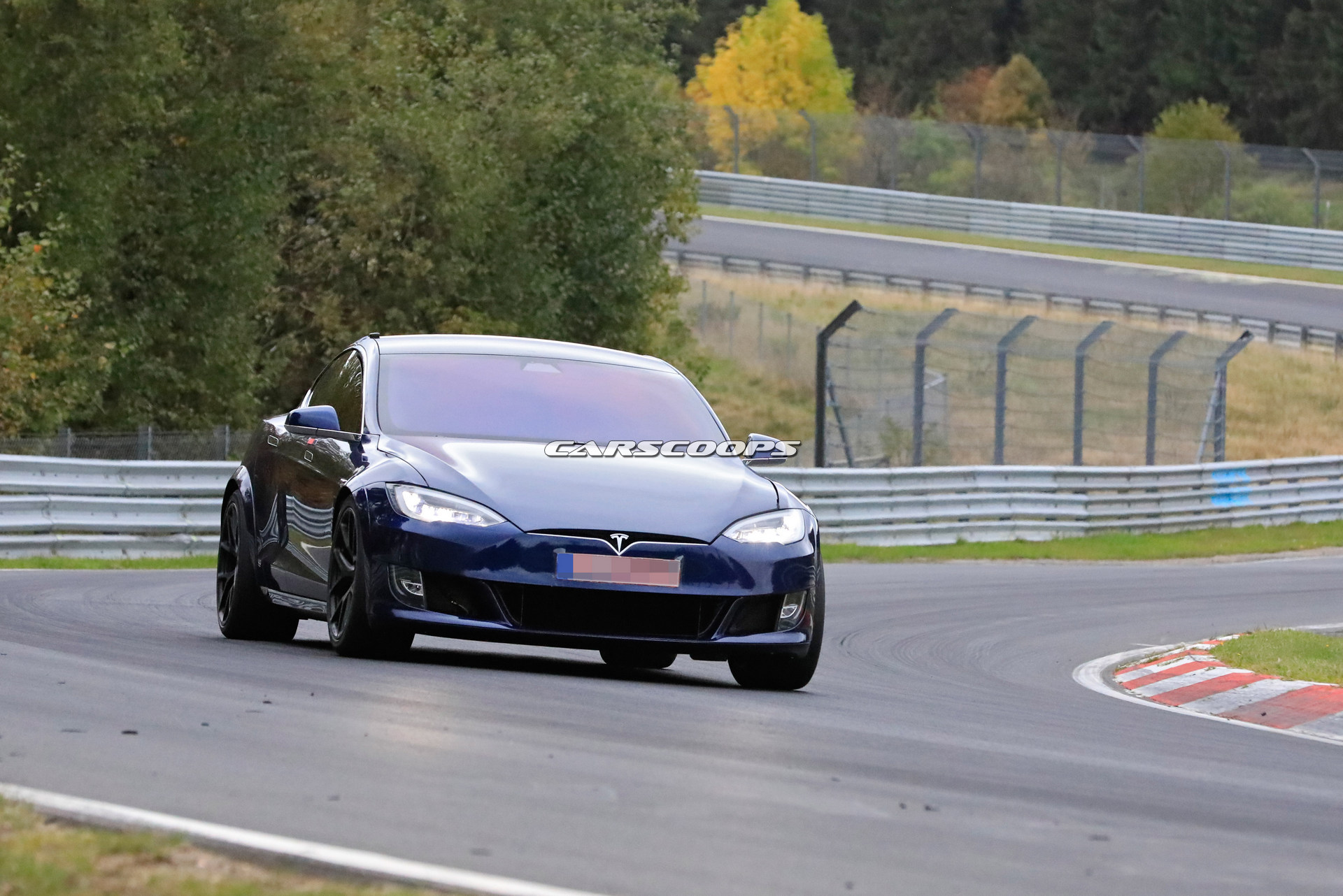 Tesla Model S Returns To The Nurburgring With Some Wild Aero