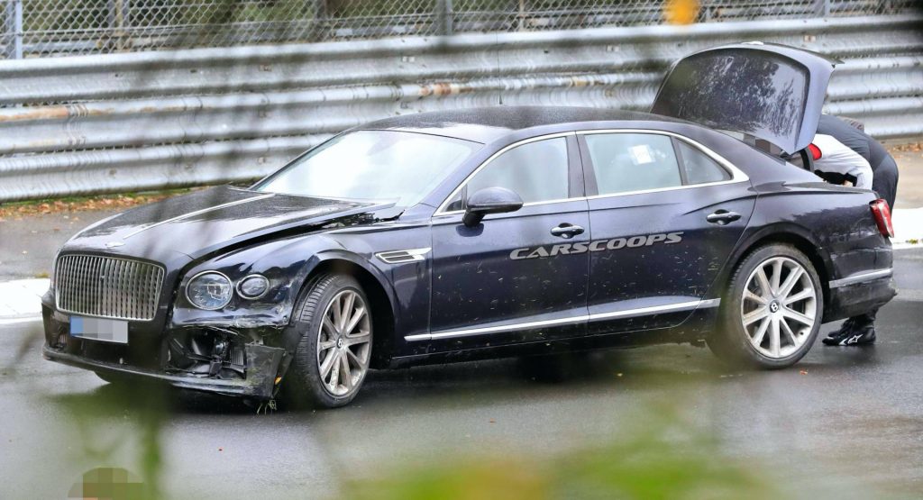  Bentley Testers Had An Oopsie On The ‘Ring Crashing 2020 Flying Spur Prototype