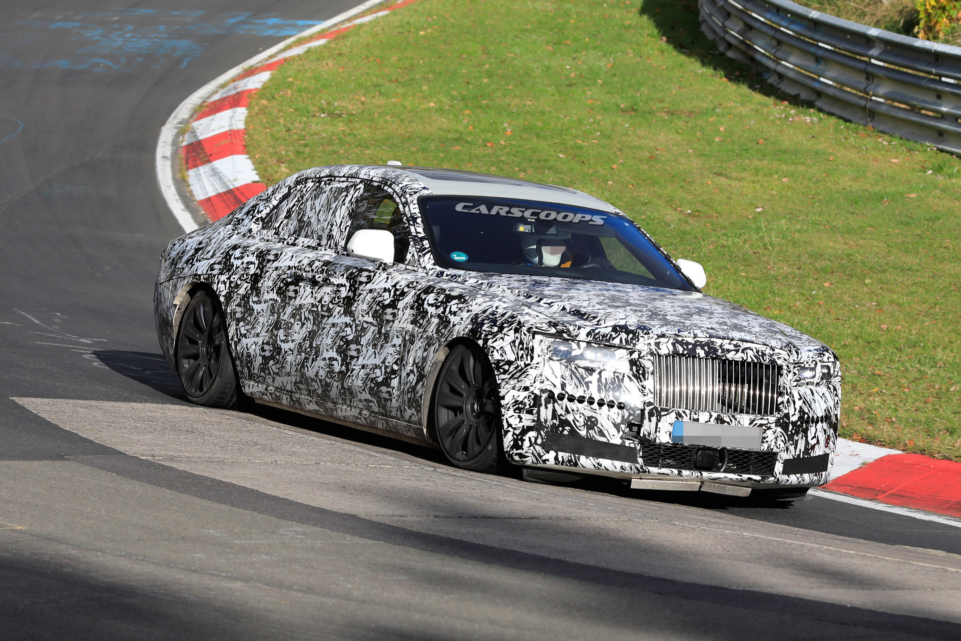 2021 Rolls Royce Ghost Tests Its New Platform On The Nurburgring