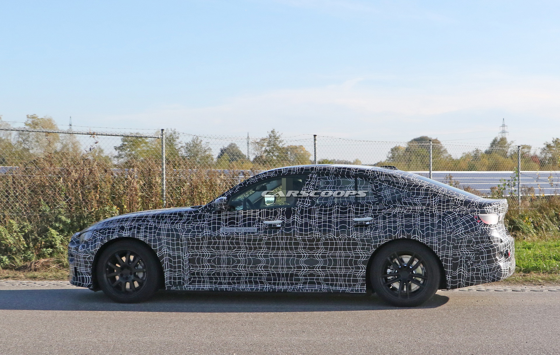 2021 BMW i4 Straps On Production Light Units, Front And Rear