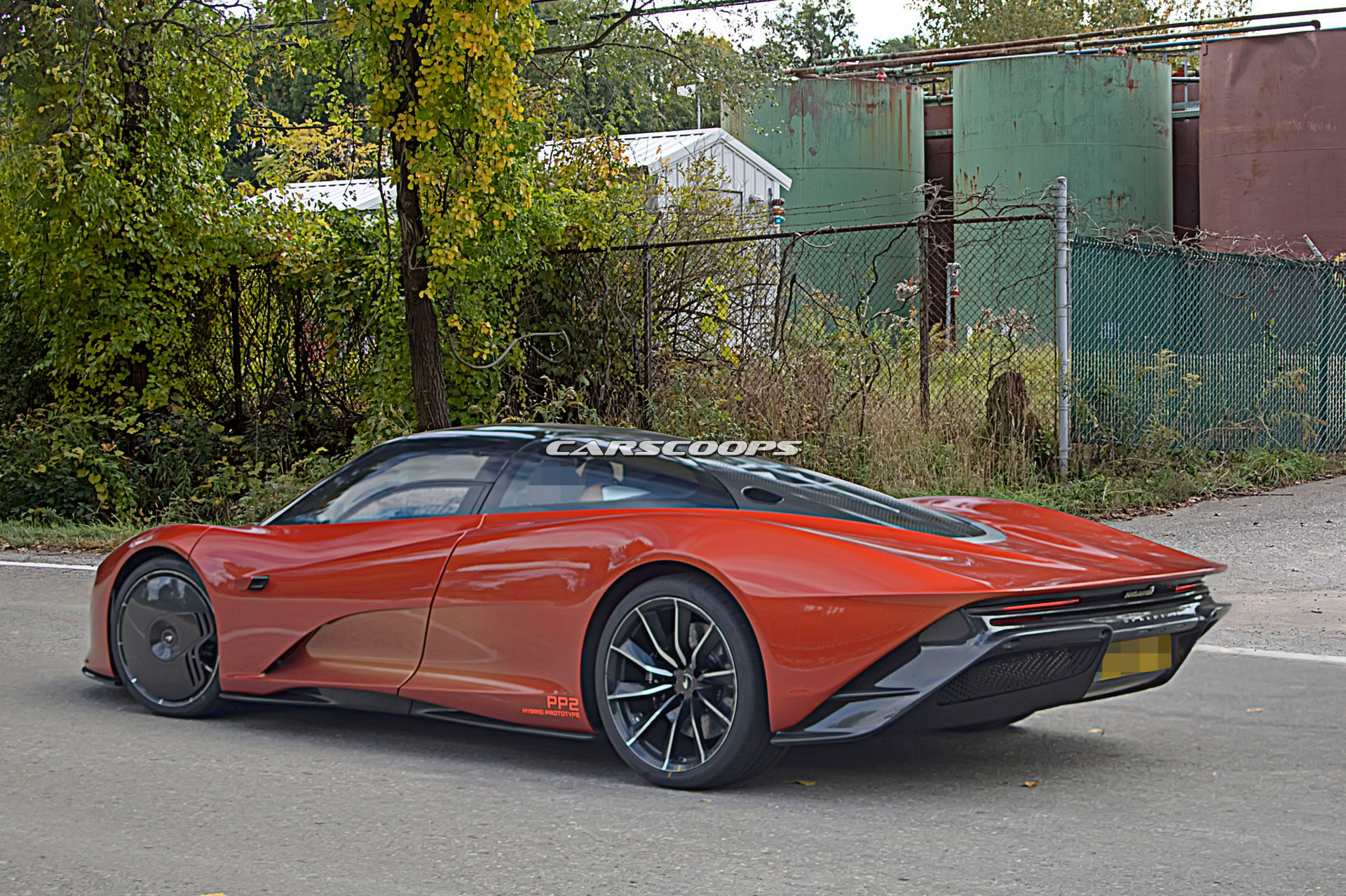 McLaren Speedtail Inching Closer To Production As Orange Prototype Hits The Streets