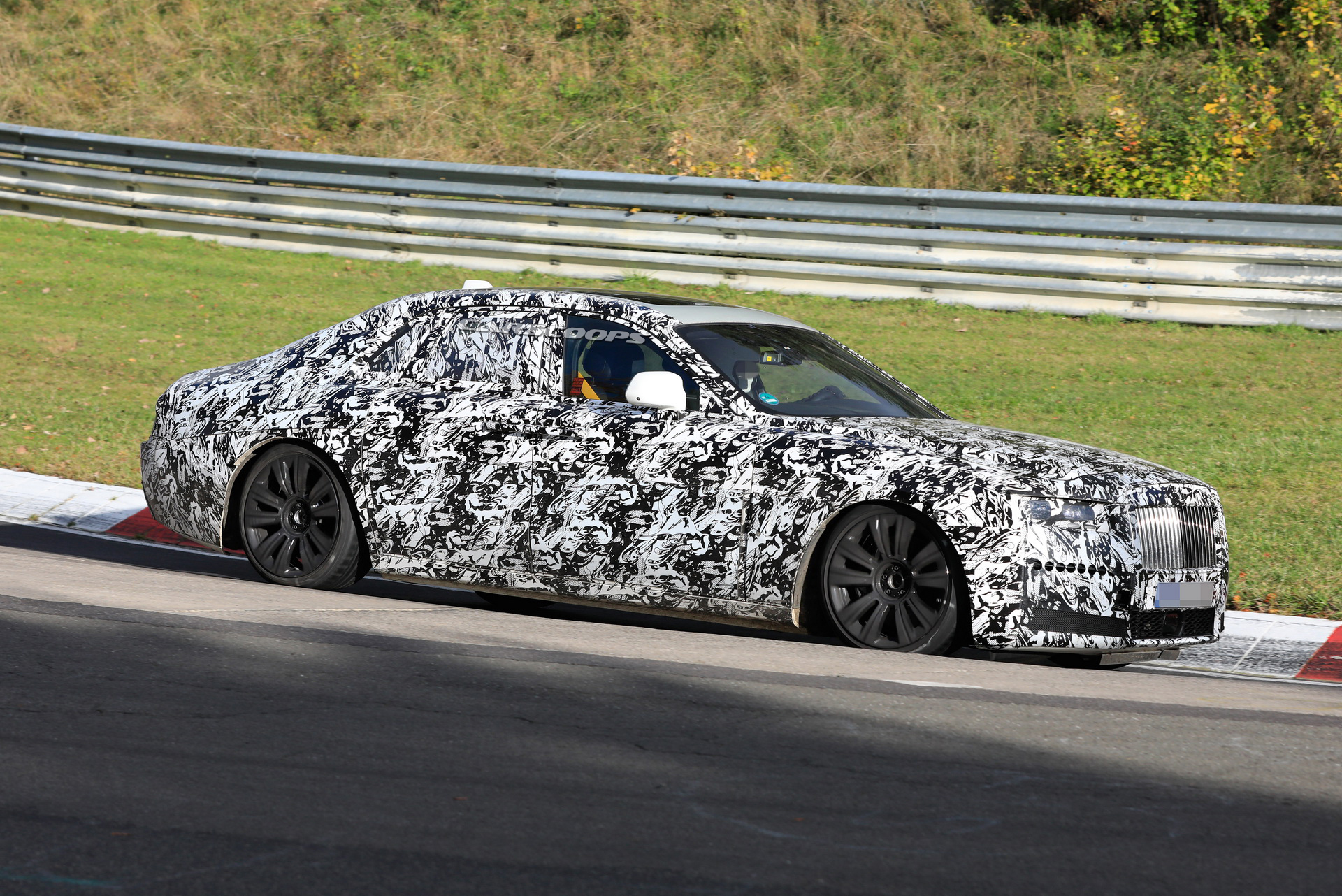 2021 Rolls Royce Ghost Tests Its New Platform On The Nurburgring