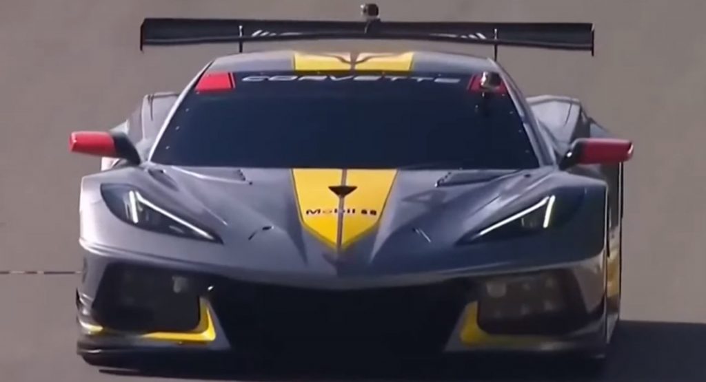  Watch And Hear The New Corvette C8.R Take To Road Atlanta