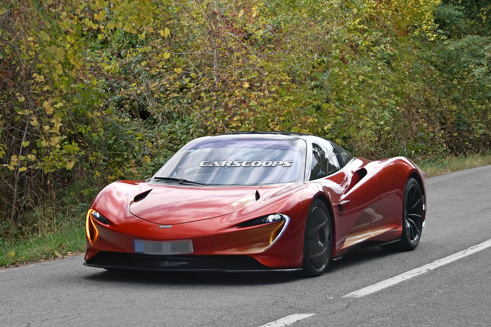 McLaren Speedtail Inching Closer To Production As Orange Prototype Hits The Streets