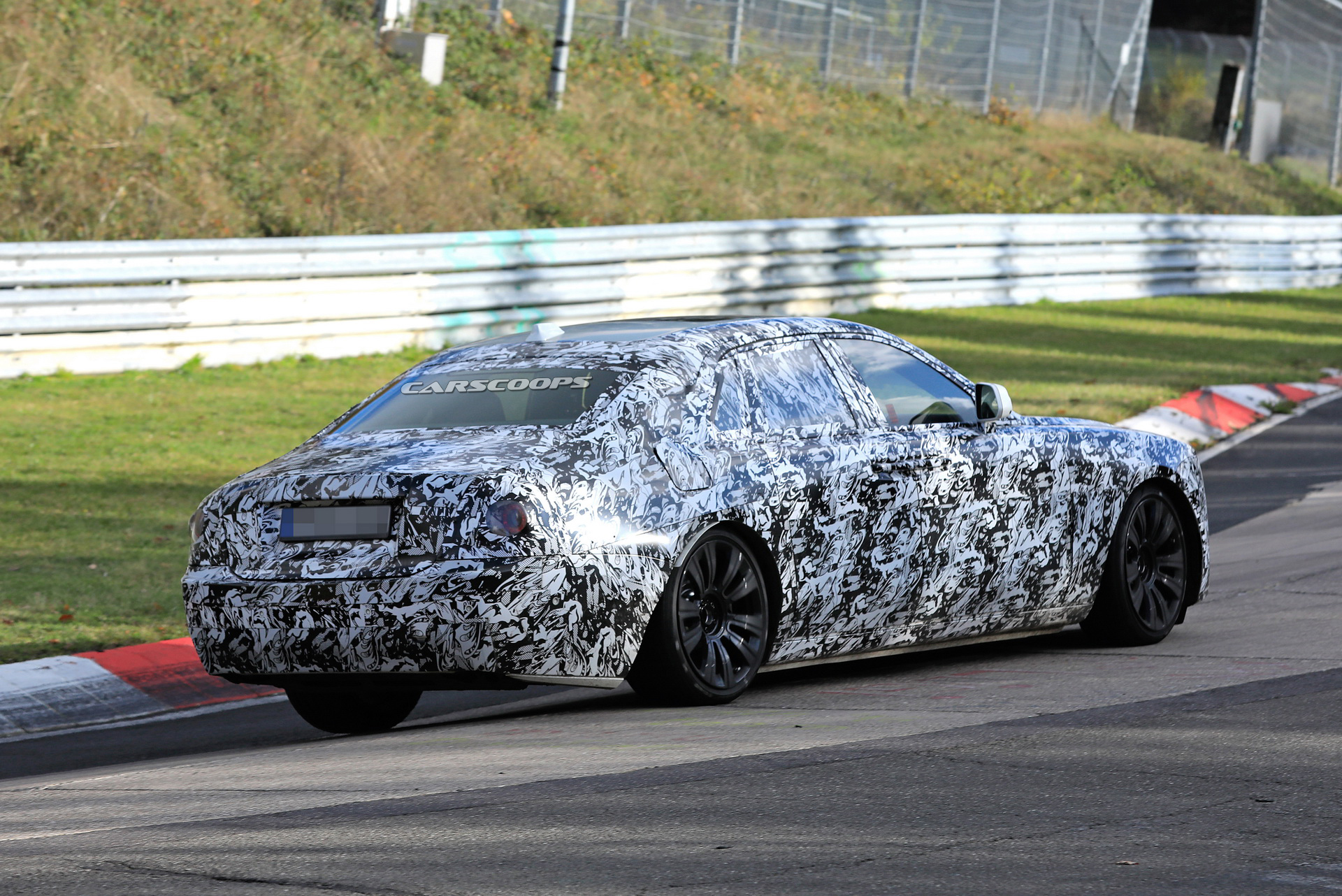 2021 Rolls Royce Ghost Tests Its New Platform On The Nurburgring