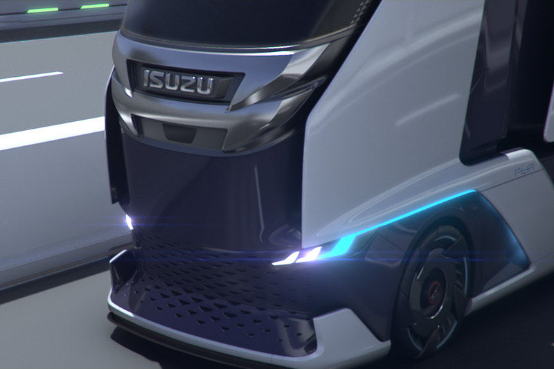 Isuzu Previews Futuristic FL IR Truck With Autonomous “Platooning” Function