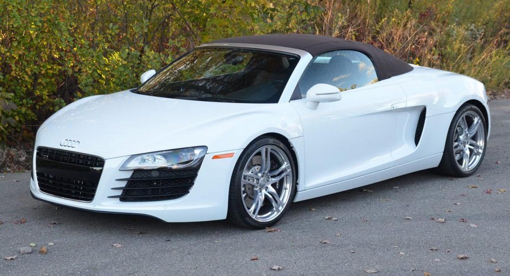  Turn Heads With This 2011 Audi R8 Spyder And Enjoy Its V8 And Six-Speed Manual