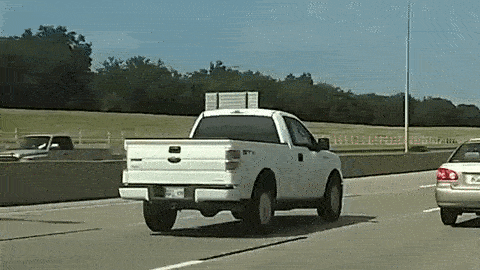 Ford F-150 slams into traffic