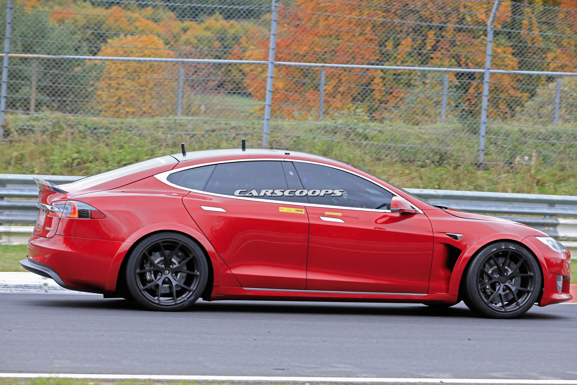 Tesla Model S Returns To The Nurburgring With Some Wild Aero