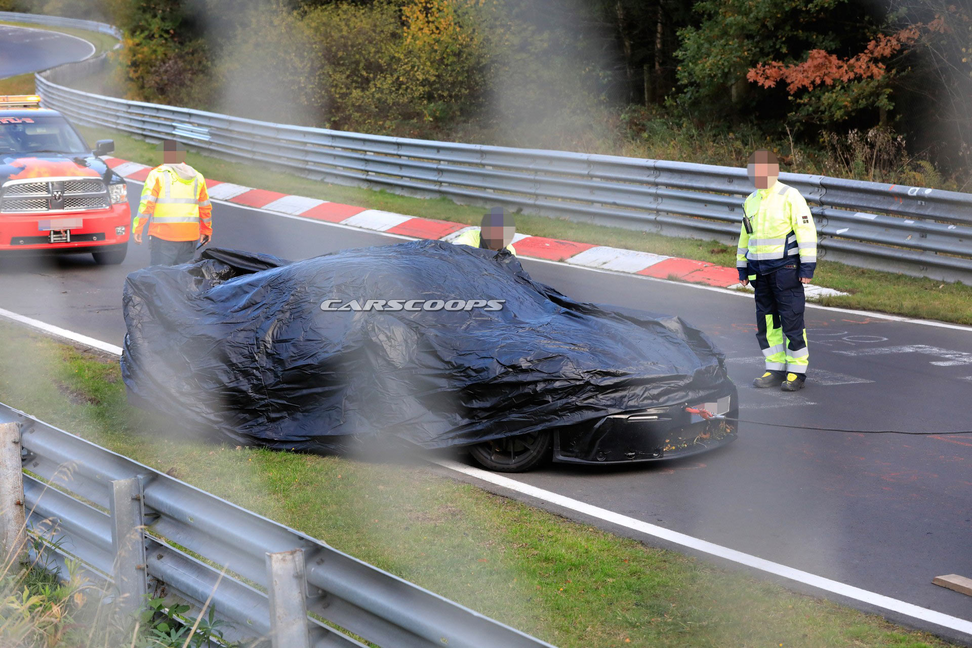 2020 BMW M3 And Porsche 911 GT3 Prototypes Crash On The Nürburgring