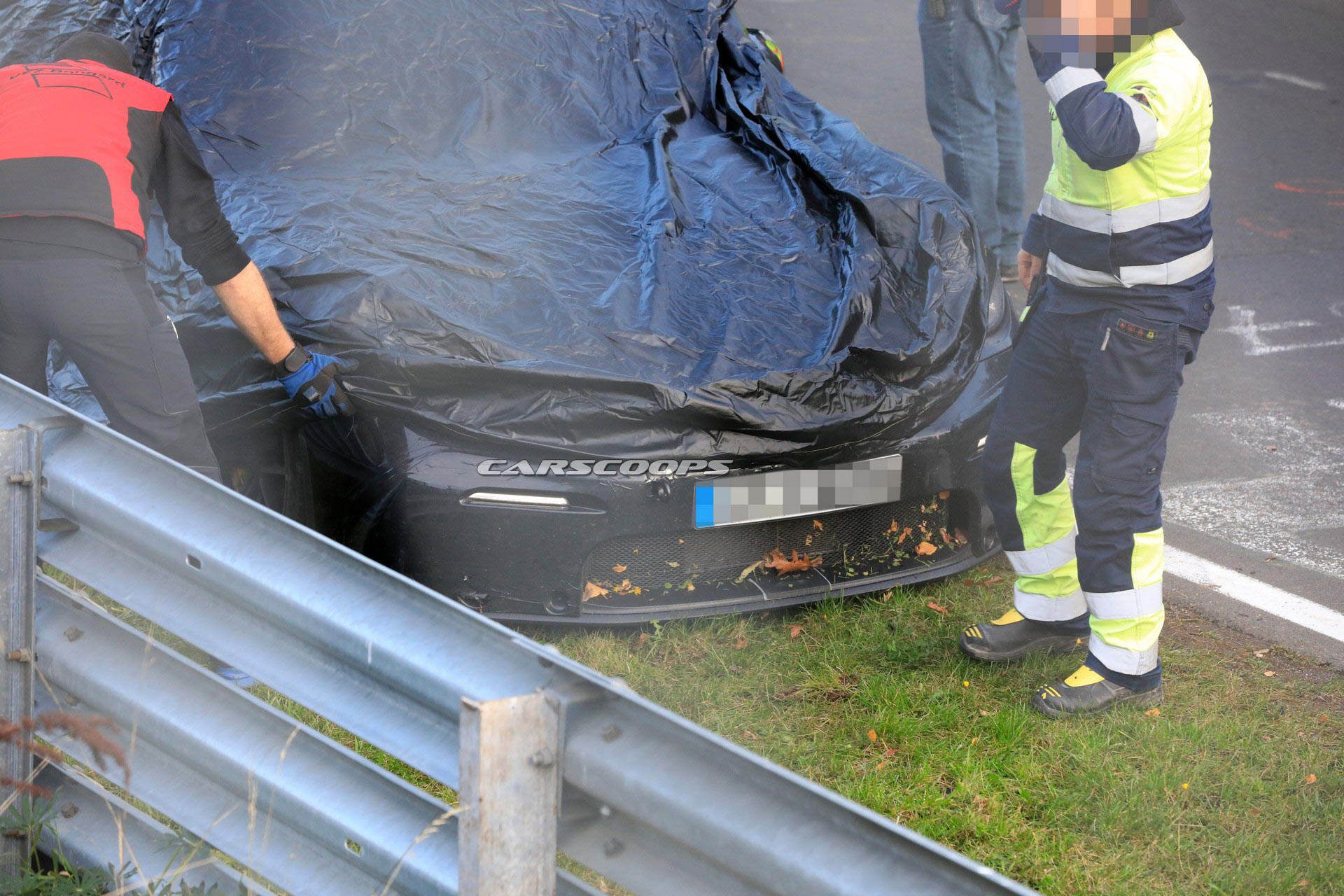 2020 BMW M3 And Porsche 911 GT3 Prototypes Crash On The Nürburgring