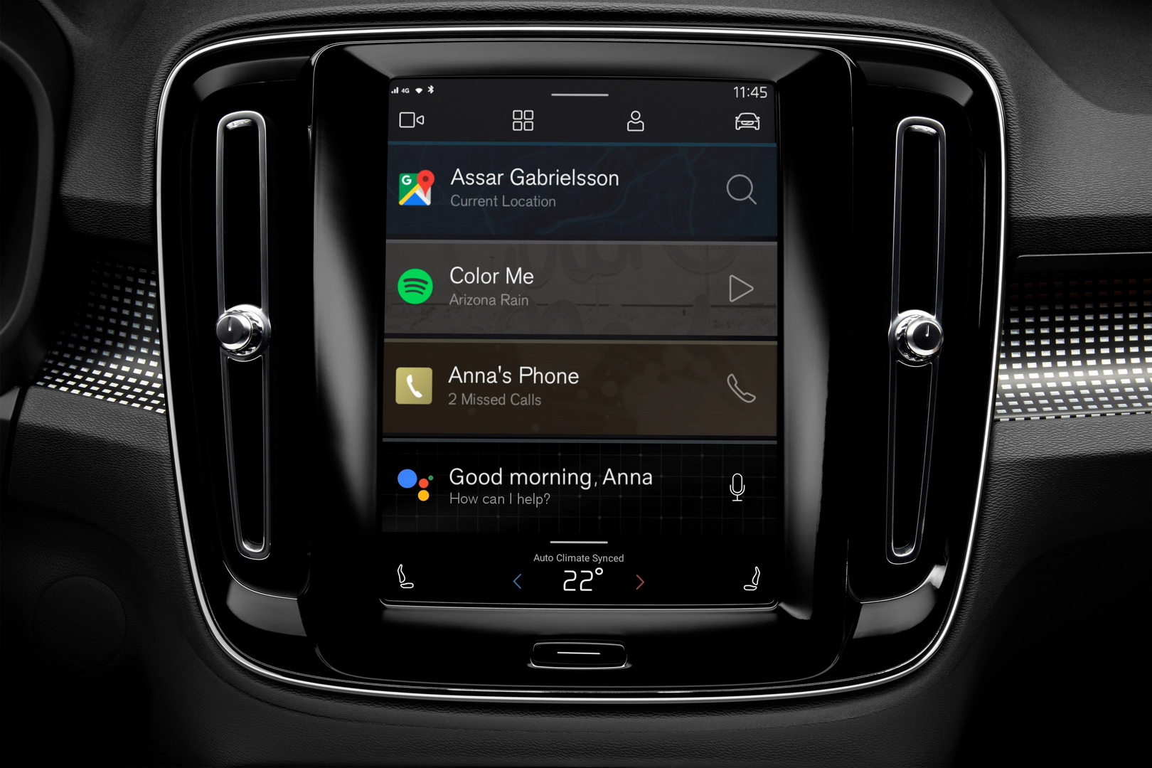 Electric Volvo XC40 Getting Android-Powered Infotainment System