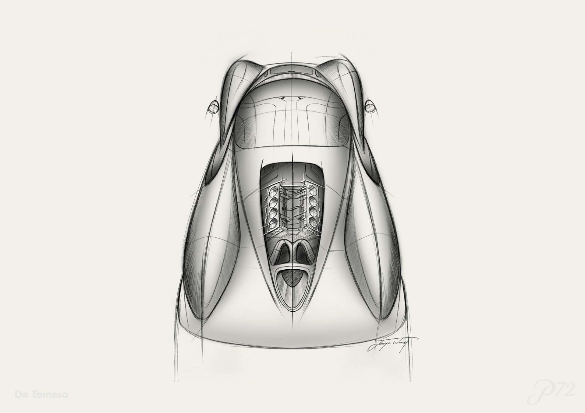 De Tomaso P72 To Be Powered By A 700 HP Supercharged Ford V8