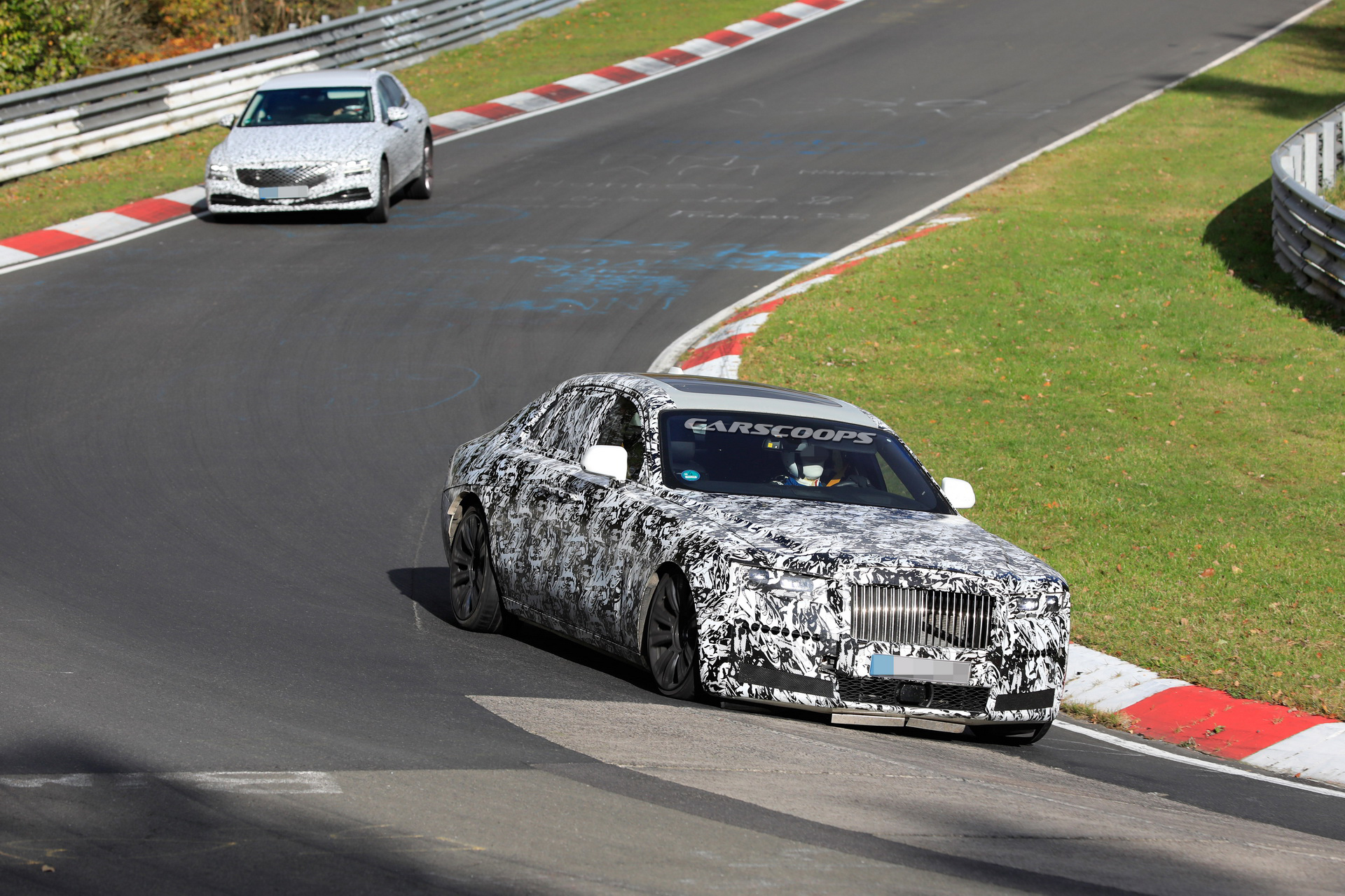 2021 Rolls Royce Ghost Tests Its New Platform On The Nurburgring