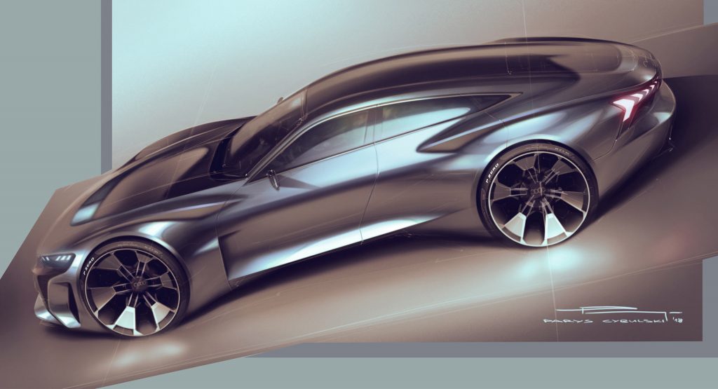 Audi S Working On A Stunning Four Door Electric Coupe The Size Of An Carscoops