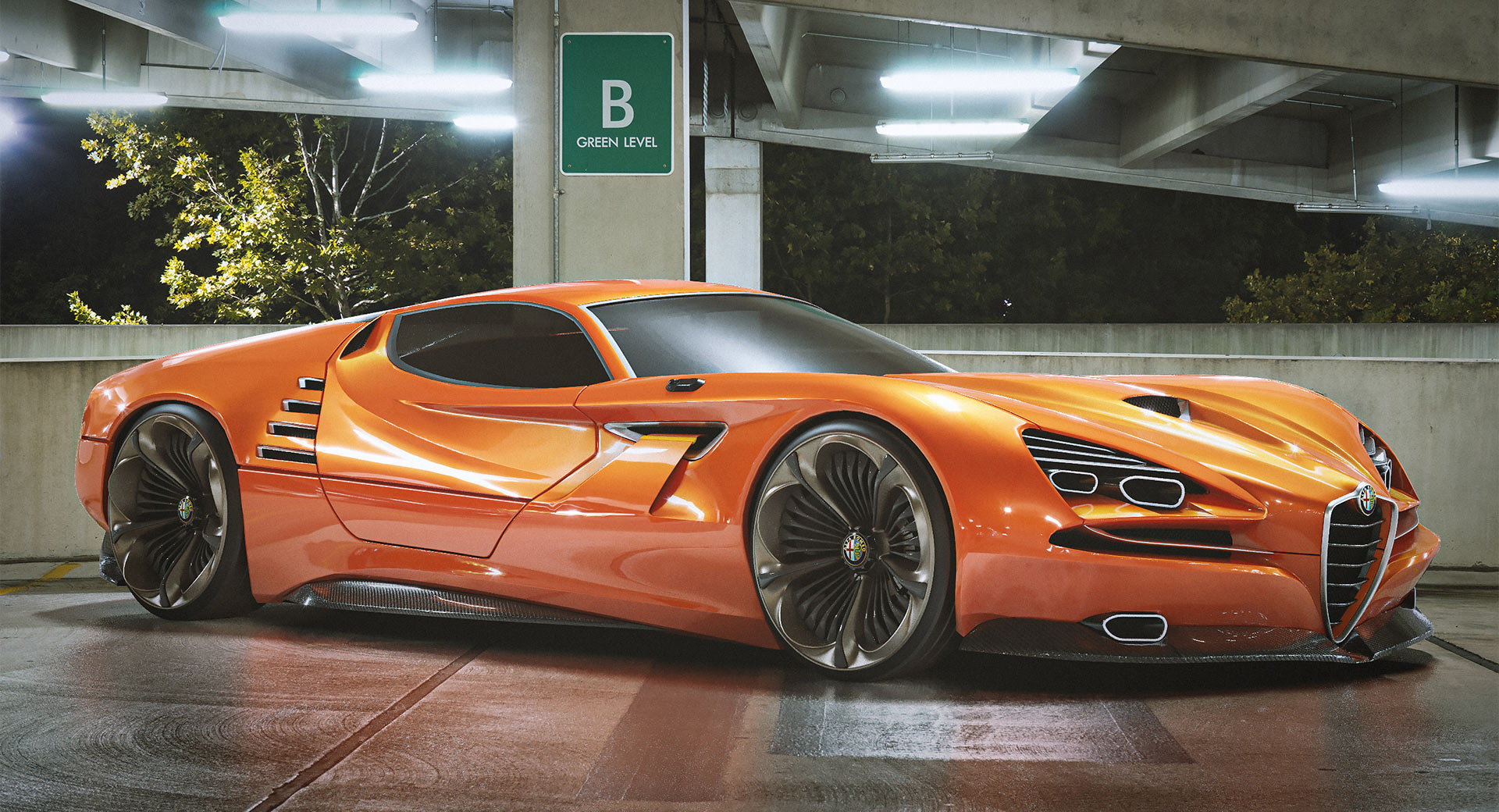 Alfa Romeo Montreal Vision Gt Concept Is Pure Sex On Wheels Carscoops