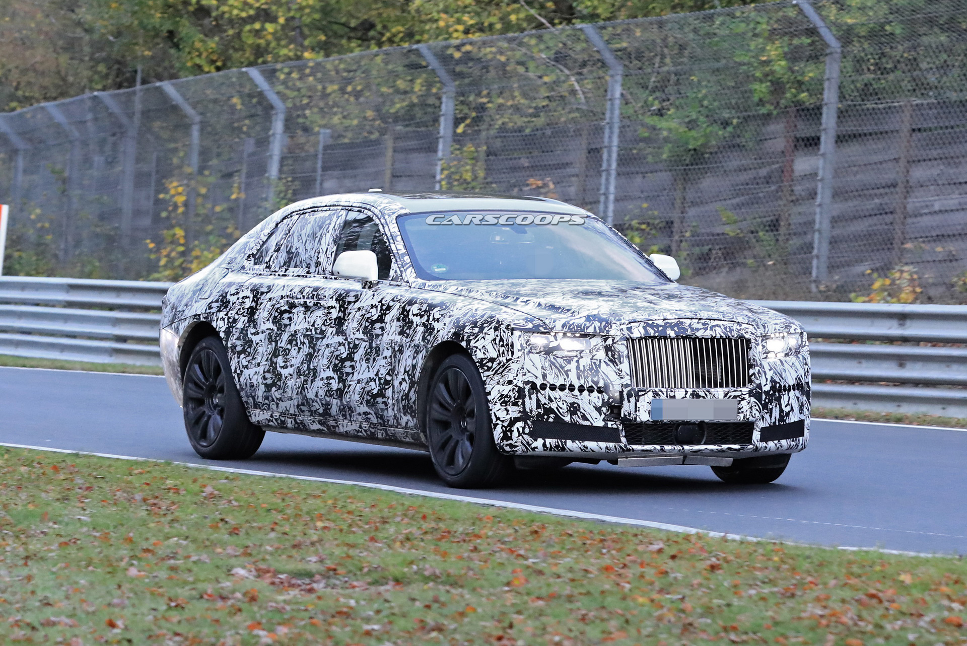 2021 Rolls Royce Ghost Tests Its New Platform On The Nurburgring
