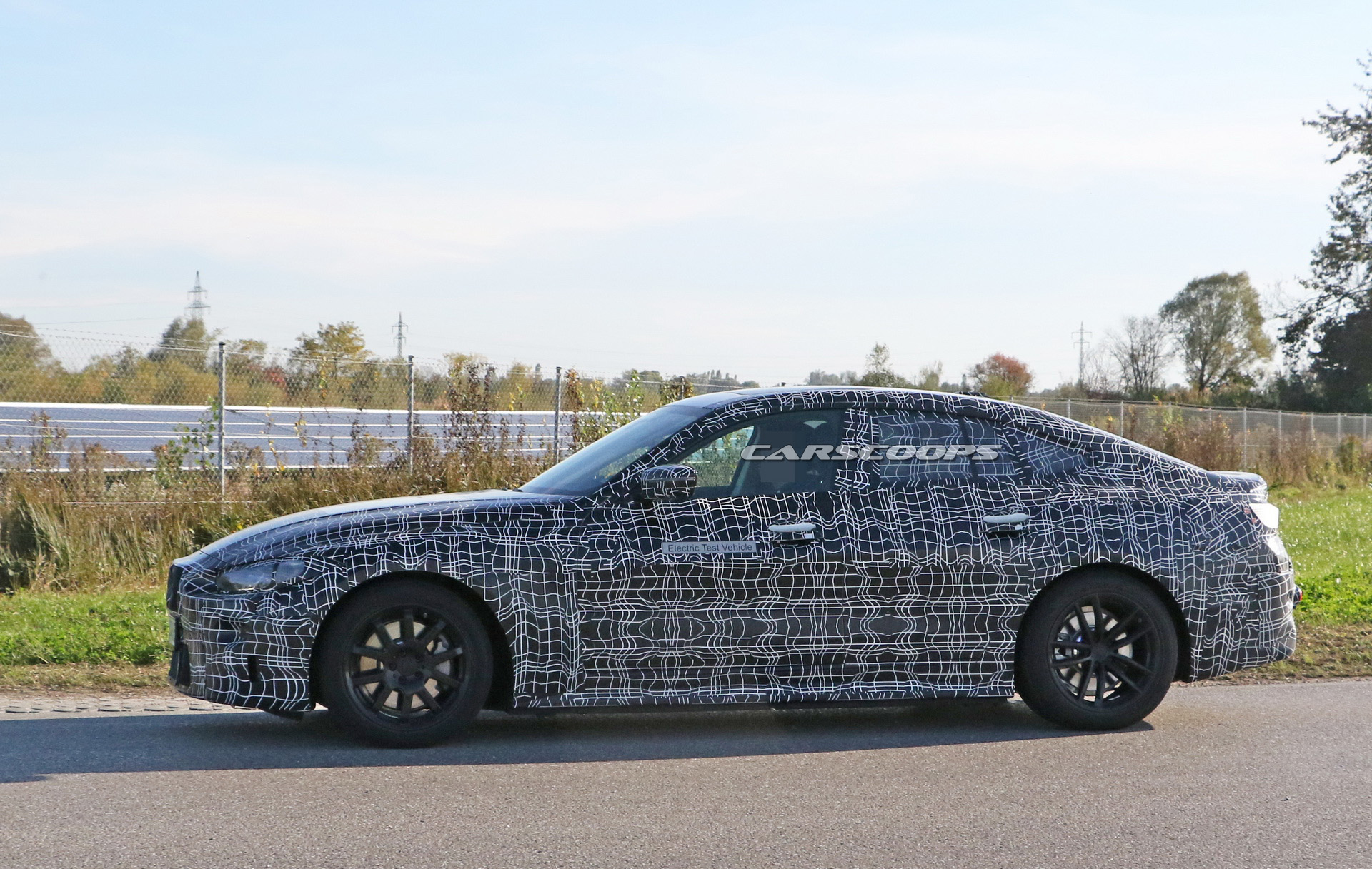 2021 BMW i4 Straps On Production Light Units, Front And Rear